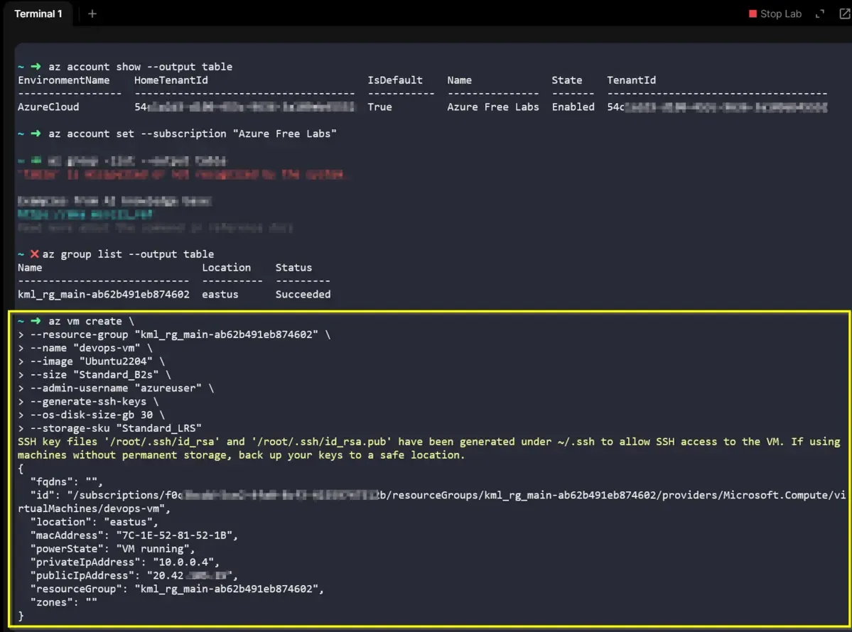 Azure Configuration