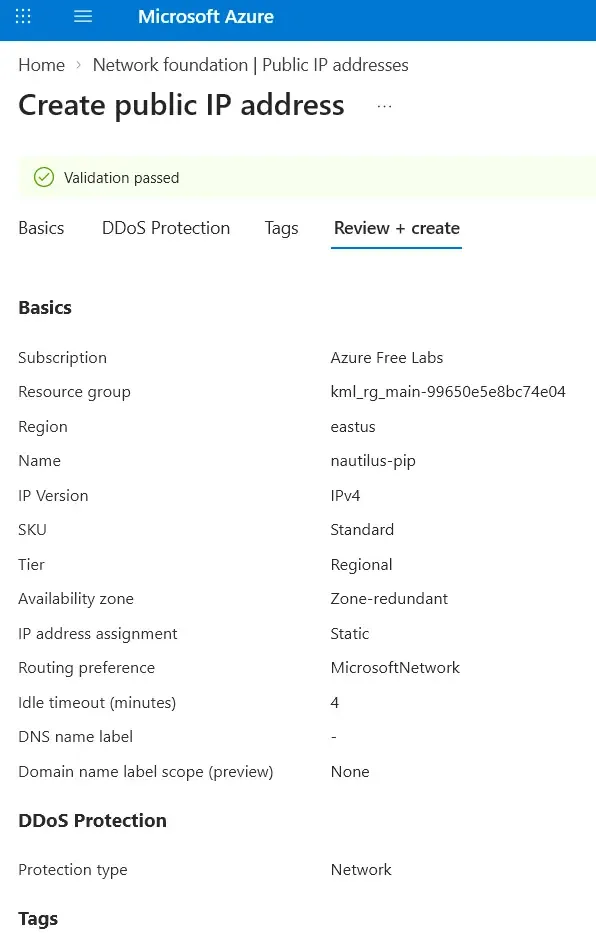 Azure Configuration
