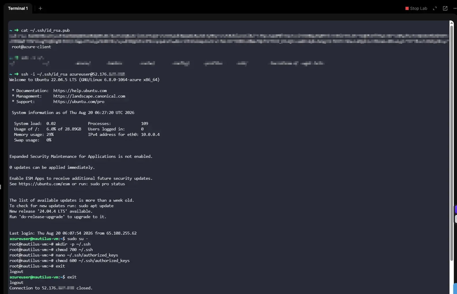 Terminal Setup