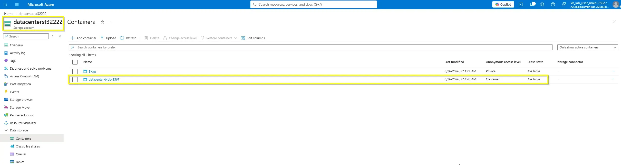 Azure Configuration