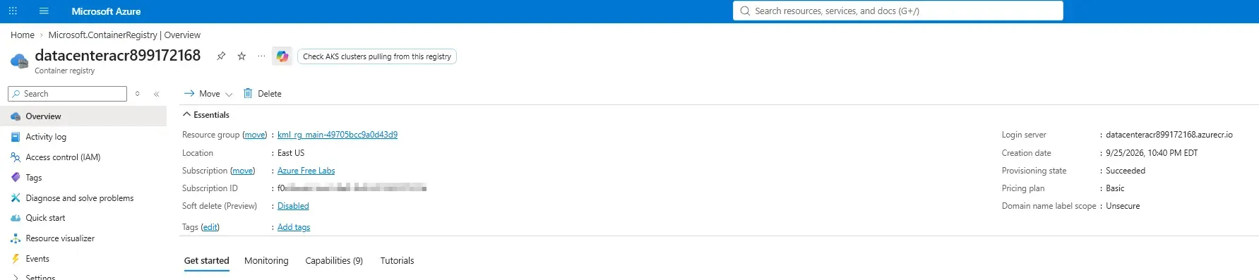 Azure Container Registry Overview